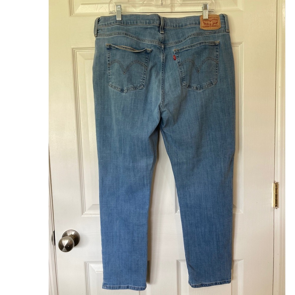 Levi's Boyfriend Jeans Midrise Tapered 33/27 Stretch Denim Streetwear Classic - Picture 8 of 8